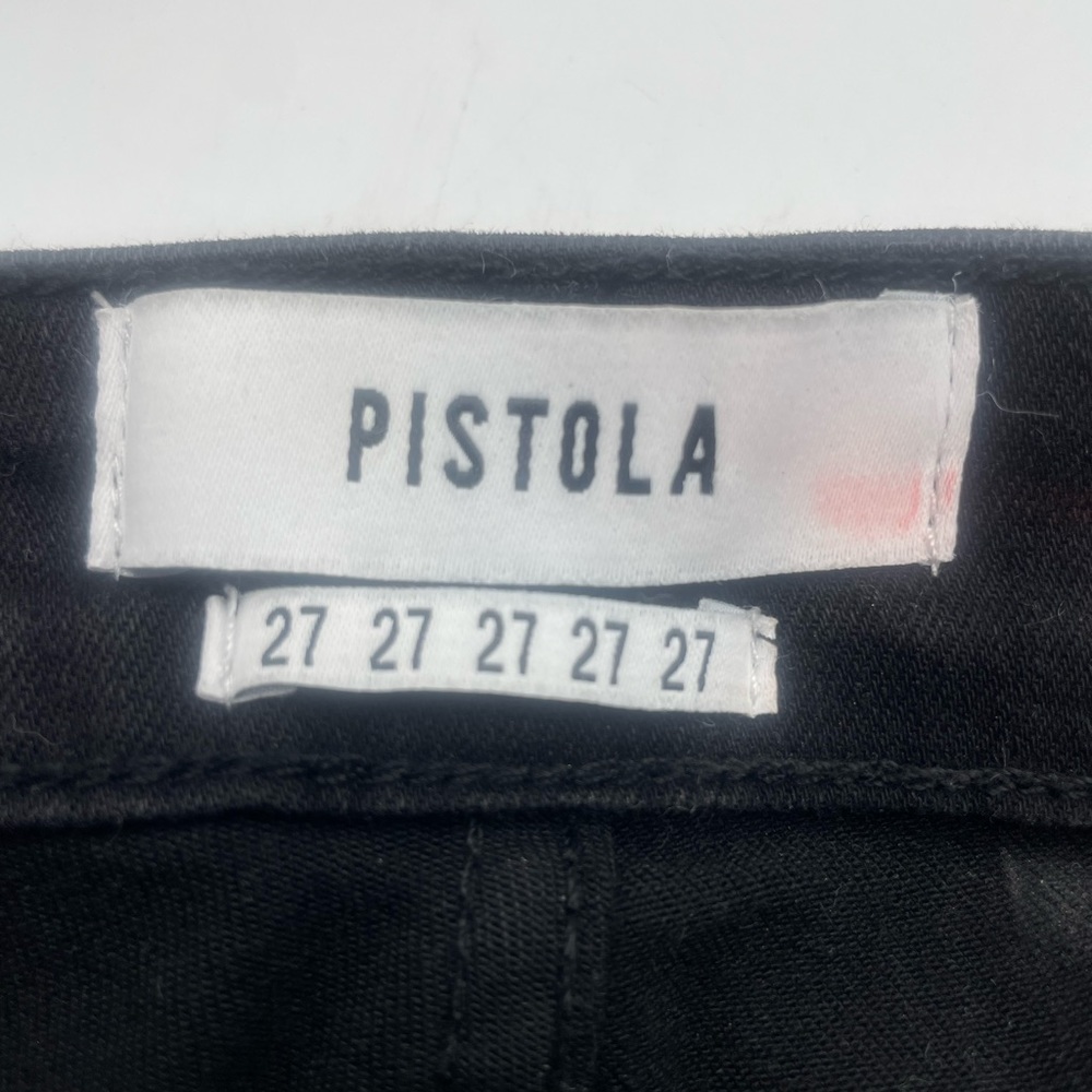 Pistola Audrey Stripe Skinny Jeans in Berlin Night - Picture 6 of 6